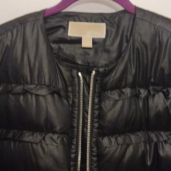 Michael Kors ruffle puffer jacket - Picture 5 of 7
